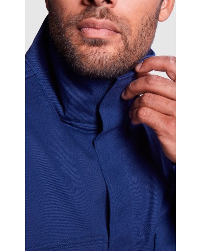 Chaqueta tejido ignífugo.