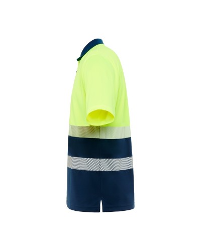 Polo Técnico Alta Visibilidad. 100 % polyester bird´s eye, 170 g/m².
