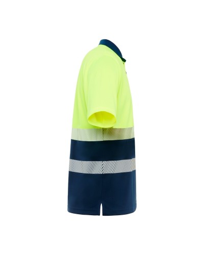 Polo Técnico Alta Visibilidad. 100 % polyester bird´s eye, 170 g/m².