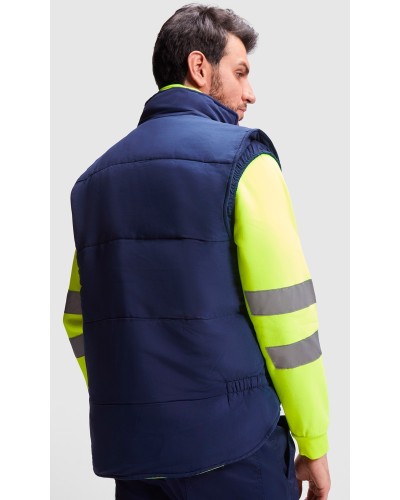 Chaleco Reversible multibols. Alta Visibilidad. 100 % polyester