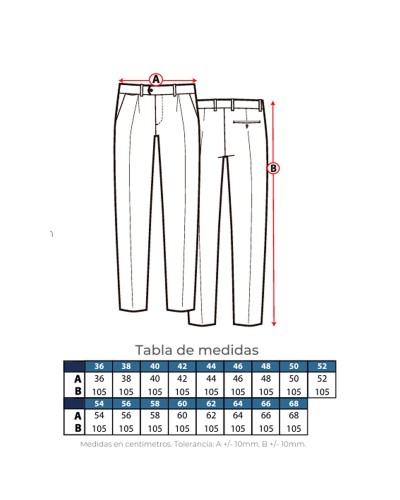 Pantalón Camarero Una Pinza