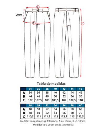 Pantalón Mujer Elástico