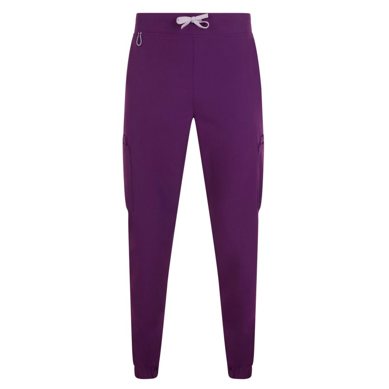 Jogger tej. PureStretch. 73%Pes. 21%Ray. 6%Ea.180 gr. CIRUELA