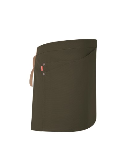 Delantal Canvas. 65%pol.-35%alg.320 g/m2 NEGRO/GRIS