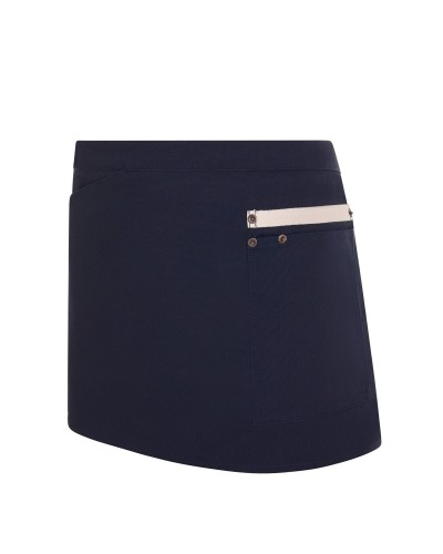 Delantal Canvas. 65%pol.-35%alg.320 g/m2 NEGRO/GRIS