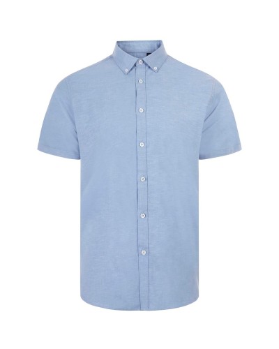 Camisa Oxford Stretch m/c 140 gr/m2 CELESTE