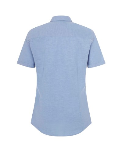 Blusa Oxford Stretch m/c 140 gr/m2 CELESTE