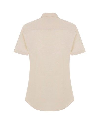Blusa Oxford Stretch m/c 140 gr/m2 CELESTE