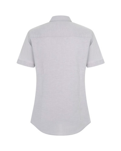 Blusa Oxford Stretch m/c 140 gr/m2 CELESTE