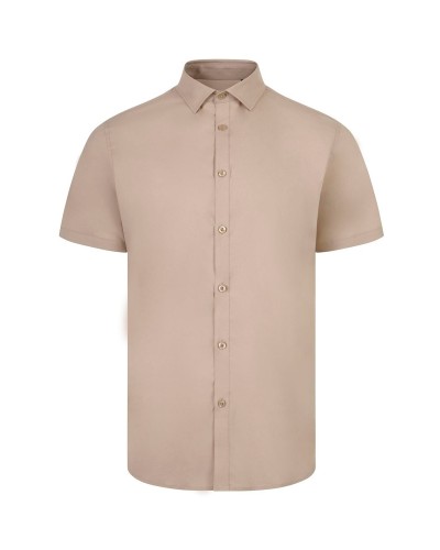 Camisa Stretch m/c 115 gr/m2 BEIGE CLARO