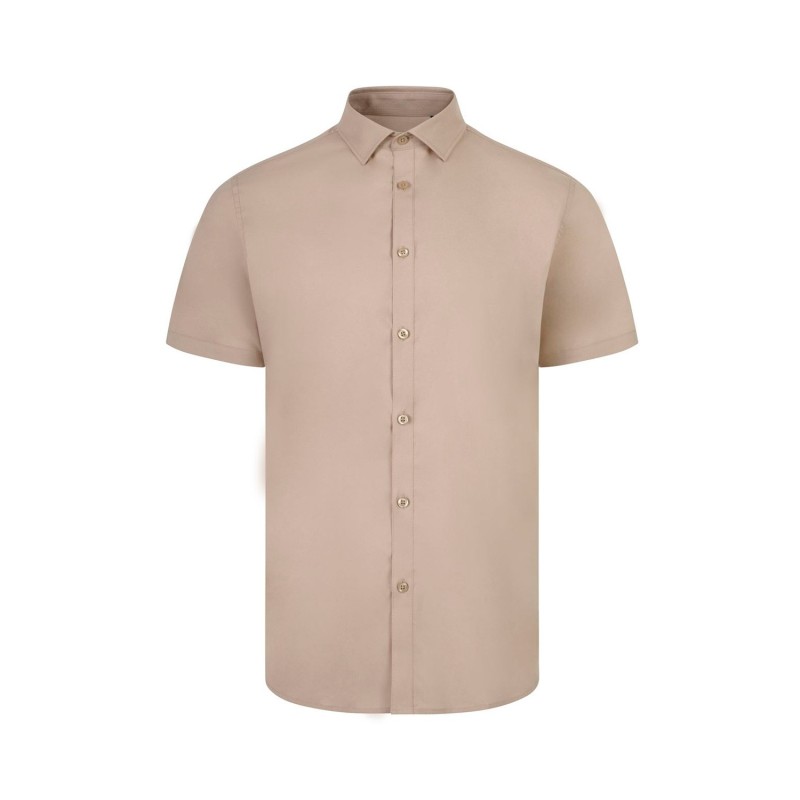 Camisa Stretch m/c 115 gr/m2 BEIGE CLARO