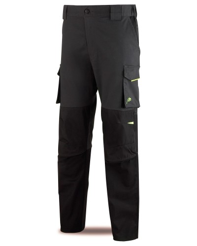Pantalón Multibol Tej Stretch. 58% Pol-39% Alg-3% Elas GRIS/NEGRO