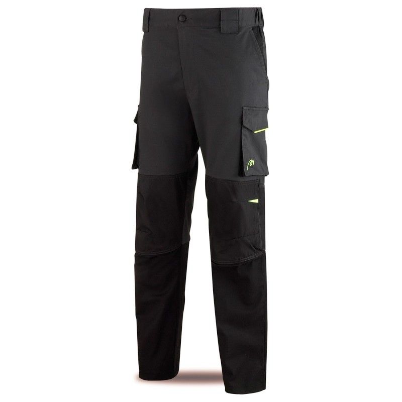 Pantalón Multibol Tej Stretch. 58% Pol-39% Alg-3% Elas GRIS/NEGRO