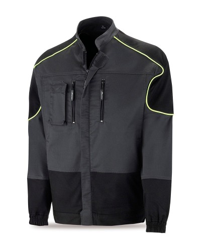 Chaqueta Multibolsillos. 58% Poliéster - 39% Algodón - 3% Elastano. 245 gr/m2.