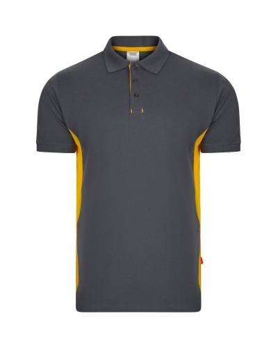 Polo Bicolor Tejido Transpirable