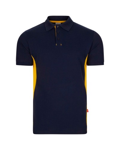 Polo Bicolor Tejido Transpirable