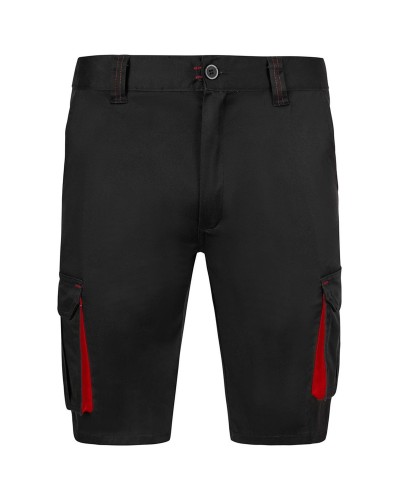 Berm Stretch Bicolor. 46% Alg.38%EME16%Pol.240 g/m2 NEGRO/ROJO