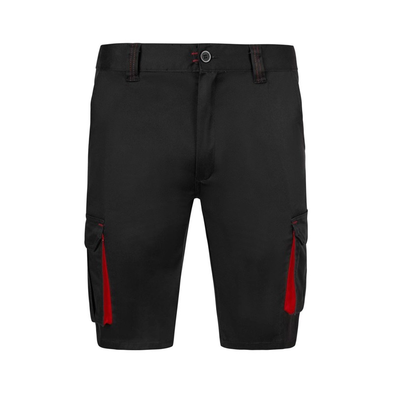 Berm Stretch Bicolor. 46% Alg.38%EME16%Pol.240 g/m2 NEGRO/ROJO