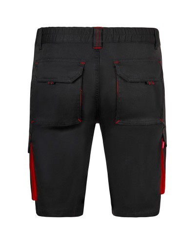 Berm Stretch Bicolor. 46% Alg.38%EME16%Pol.240 g/m2 NEGRO/ROJO