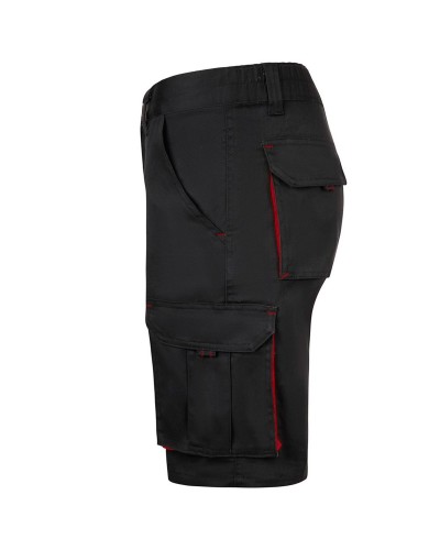Berm Stretch Bicolor. 46% Alg.38%EME16%Pol.240 g/m2 NEGRO/ROJO