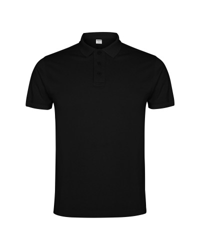 Polo Hombre Manga Corta. 100% alg. 220 g/m². BLANCO