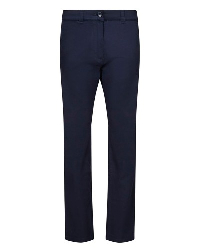 Pant. Chino Stretch Mujer. 98% Algo.2% Elas.260 g/m2 VERDE OLIVA