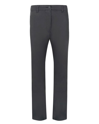 Pant. Chino Stretch Mujer. 98% Algo.2% Elas.260 g/m2 VERDE OLIVA