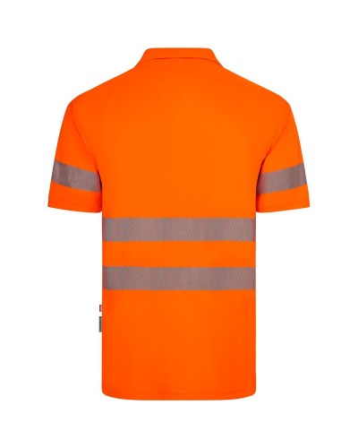 Polo Poliéster Reciclado M/C Cinta Segmentada. UPF 50+