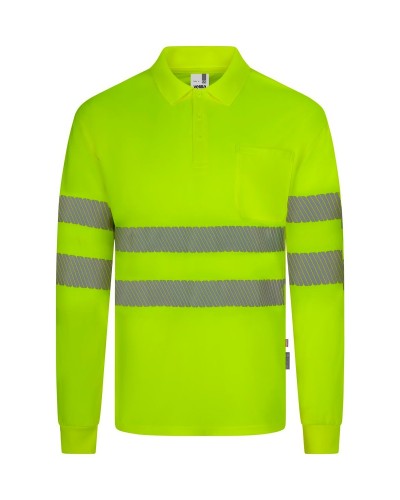 Polo Poliéster Reciclado M/L Cinta Segmentada. UPF 50+