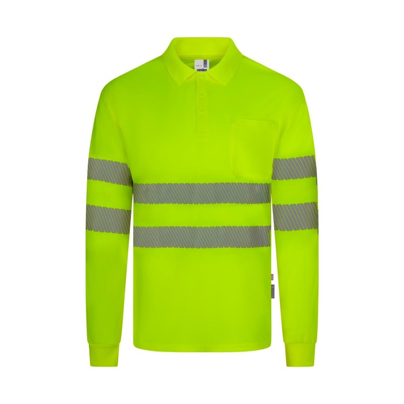 Polo Poliéster Reciclado M/L Cinta Segmentada. UPF 50+