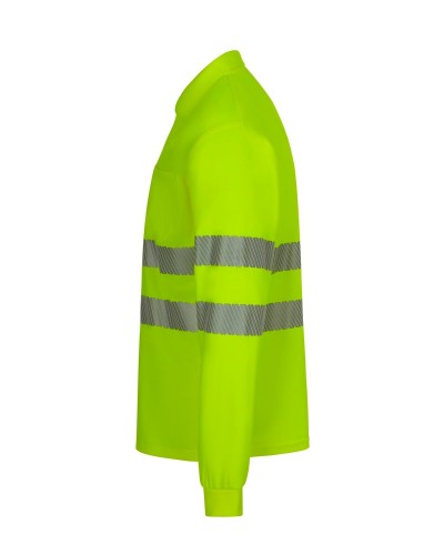 Polo Poliéster Reciclado M/L Cinta Segmentada. UPF 50+