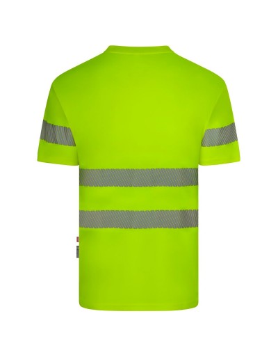 Camiseta Poliéster Reciclado M/C Cinta Segmentada. UPF 50+
