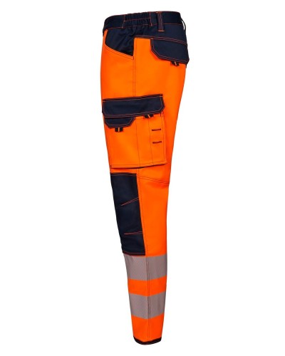 Pantalón Stretch con Rodilleras Cinta Segmentada. 77% pol. 20% alg. 3% elas. 250 g/m2