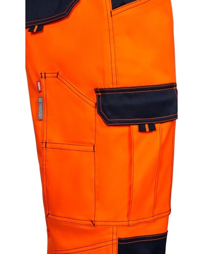 Pantalón Stretch con Rodilleras Cinta Segmentada. 77% pol. 20% alg. 3% elas. 250 g/m2