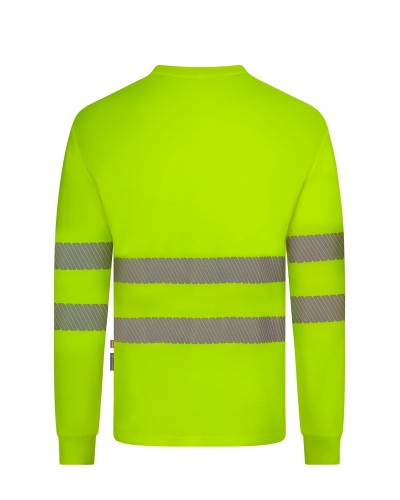 Camiseta Algodón M/L Cinta Segmentada. Piqué. 55% alg. 45% pol. 150 g/m2