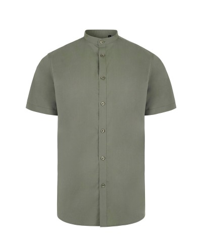 Camisa Stretch M/Corta. BEIGE CLARO