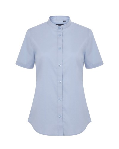 Blusa Stretch M/Corta. CELESTE