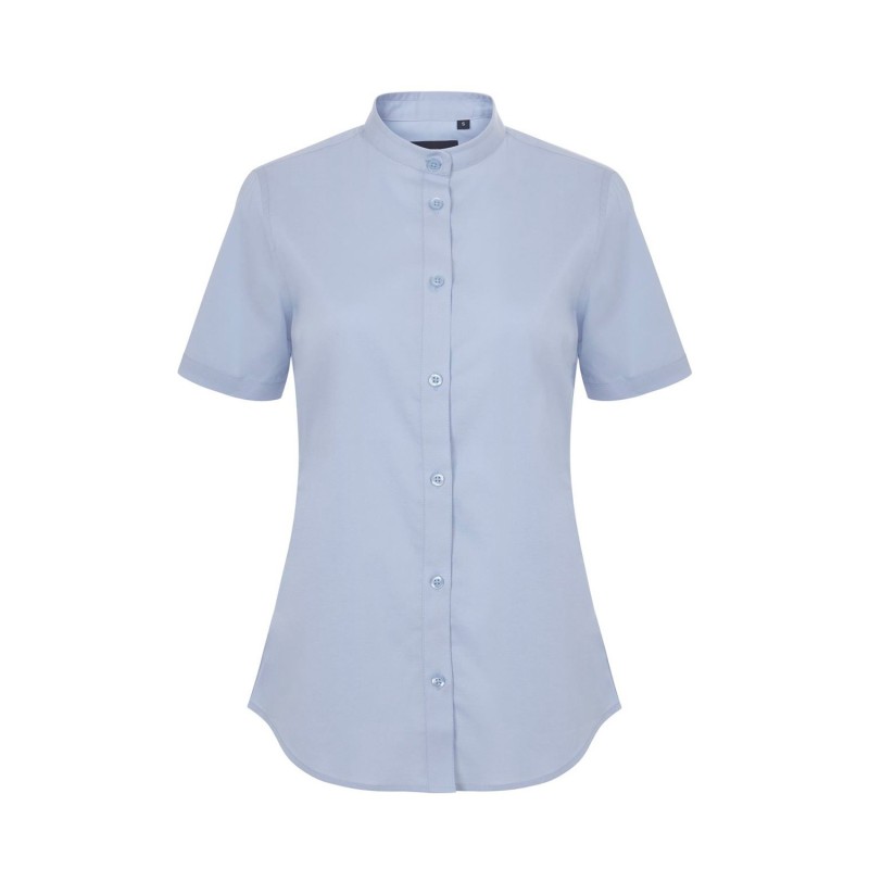 Blusa Stretch M/Corta. CELESTE