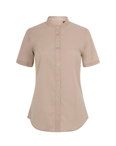 Blusa Stretch M/Corta. CELESTE