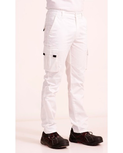 Pantalón de trabajo Elástico e Hidrofugado. 70% Pol. 26% Alg. 4% Elas. 240gr/m2