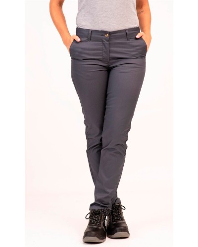 Pantalón Chino Elástico e Hidrofugado. GRIS