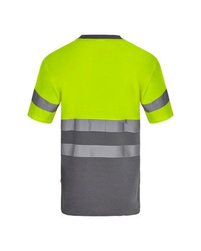 Camiseta Algodón Bicolor. Piqué. 55% alg. 45% pol. 150 g/m2