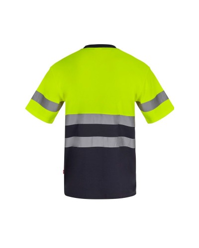 Camiseta Algodón Bicolor. Piqué. 55% alg. 45% pol. 150 g/m2