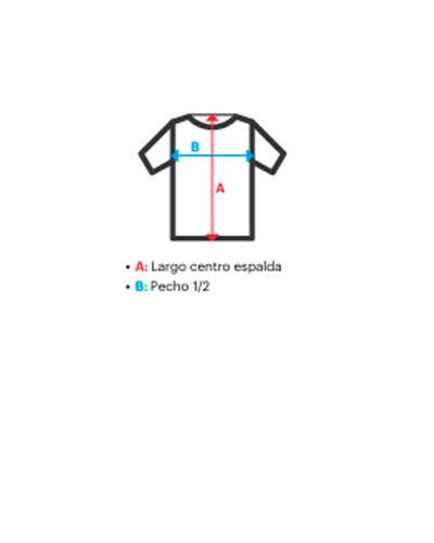 Camiseta Algodón Bicolor. Piqué. 55% alg. 45% pol. 150 g/m2