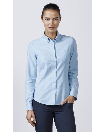 Blusa Oxford Un Bolsillo