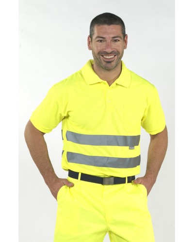 Polo Alta Visbilidad Manga Corta