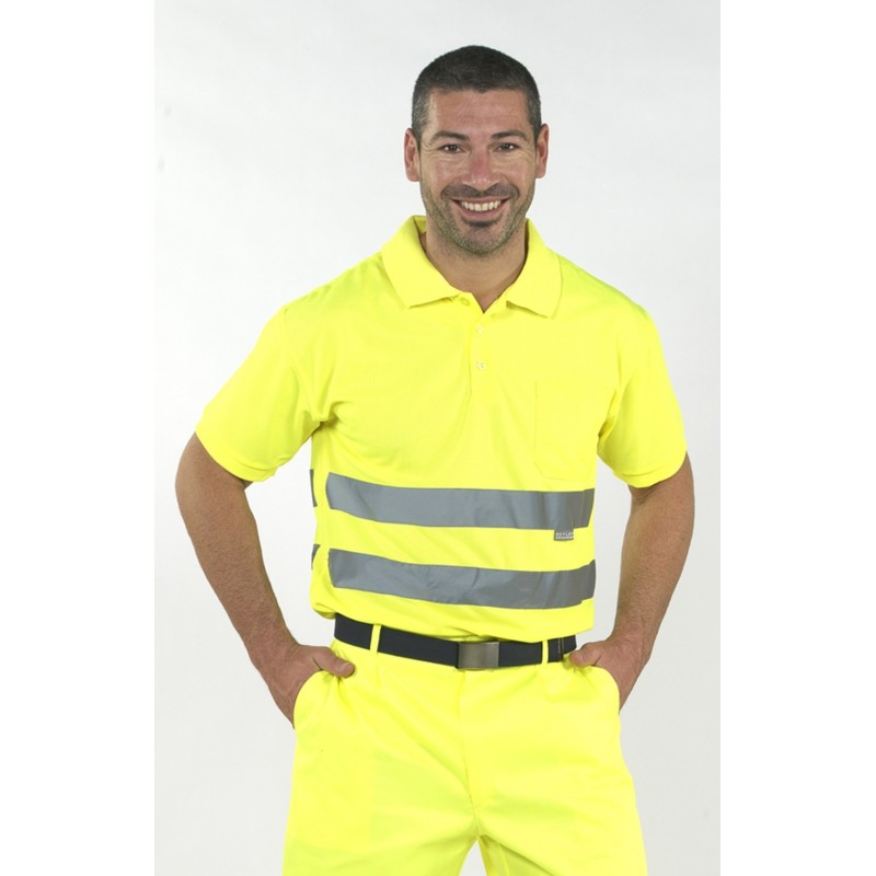 Polo Alta Visbilidad Manga Corta