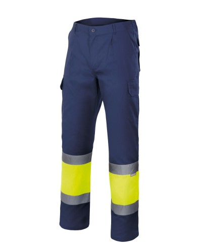 Pantalón Bicolor Forrado Alta Visibilidad