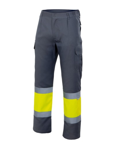 Pantalón Bicolor Forrado Alta Visibilidad