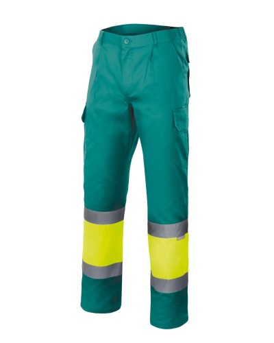 Pantalón Bicolor Forrado Alta Visibilidad